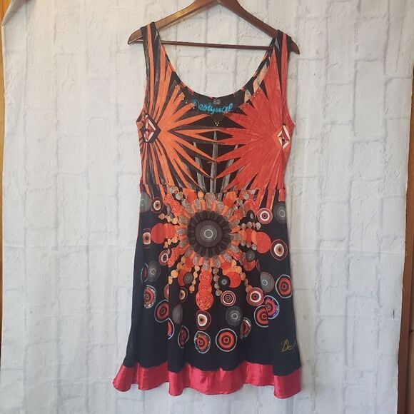 DESIGUAL Made in India Embellished Tank Dress - Picture 2 of 15